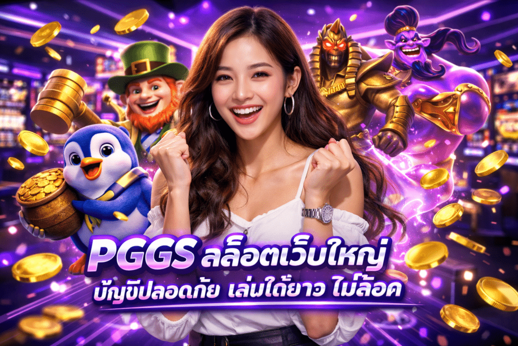 PGGS สล็อตเว็บใหญ่ บัญชีปลอดภัย เล่นได้ยาว ไม่ล็อค