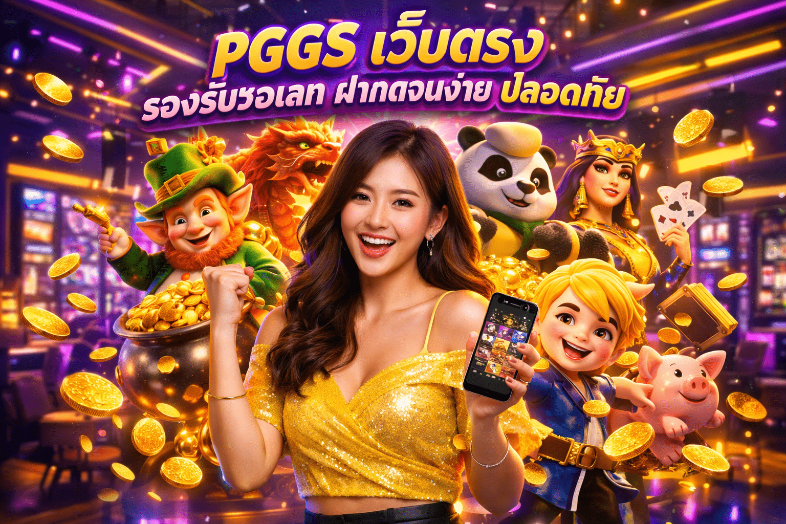 PGGS เว็บตรง รองรับวอเลท ฝากถอนง่าย ปลอดภัย
