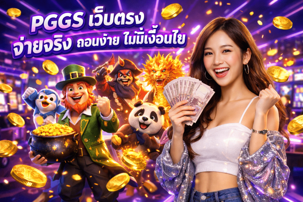 PGGS เว็บตรง จ่ายจริง ถอนง่าย ไม่มีเงื่อนไข